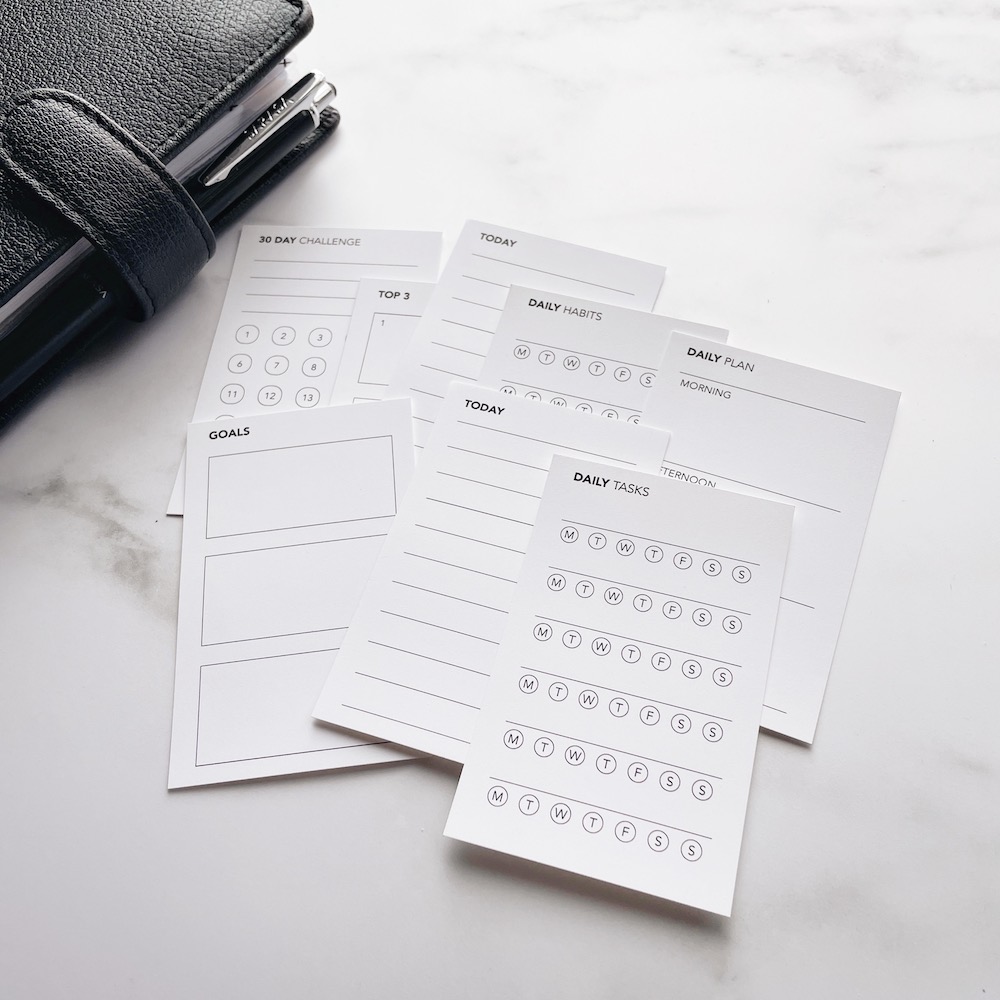 Printable FUNctional Planner Cards 